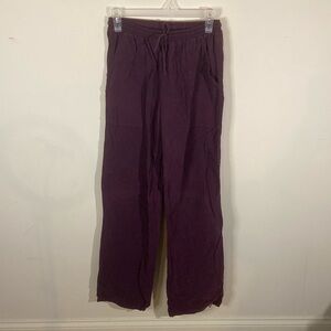Vintage Republic Blues Purple Elastic Pants Size M